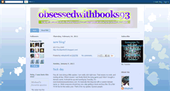 Desktop Screenshot of obsessedwithbooks93.blogspot.com