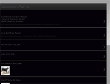 Tablet Screenshot of jacobsenfarms.blogspot.com