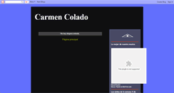 Desktop Screenshot of carmencolado.blogspot.com