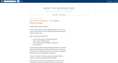 Desktop Screenshot of learn--to--hypnotize.blogspot.com