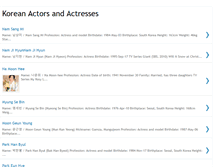 Tablet Screenshot of korean-actresses.blogspot.com