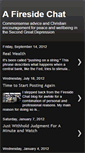 Mobile Screenshot of afiresidechat.blogspot.com