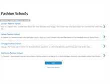 Tablet Screenshot of fashionschoolblog.blogspot.com