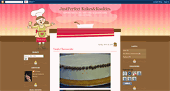 Desktop Screenshot of justperfectkakesnkookies.blogspot.com