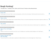 Tablet Screenshot of baugh-humbug.blogspot.com