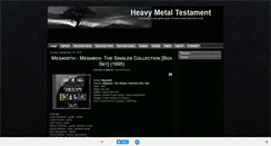 Desktop Screenshot of heavymetaltestament.blogspot.com
