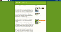 Desktop Screenshot of aldenlanenursery.blogspot.com