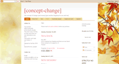 Desktop Screenshot of concept-change.blogspot.com