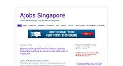 Desktop Screenshot of ajobssingapore.blogspot.com