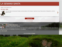 Tablet Screenshot of lasemana-santa.blogspot.com