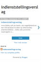 Mobile Screenshot of indienststellingsverslag.blogspot.com