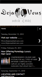 Mobile Screenshot of dejavoushaircare.blogspot.com