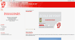 Desktop Screenshot of ecoledefootasnl.blogspot.com