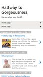 Mobile Screenshot of halfwaytogorgeousness.blogspot.com