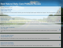 Tablet Screenshot of bestnaturalbabycareproductsreview.blogspot.com