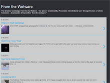 Tablet Screenshot of fromthewetware.blogspot.com