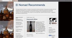 Desktop Screenshot of elnomadrecommends.blogspot.com