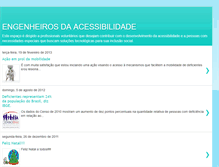 Tablet Screenshot of engenheirosdaacessibilidade.blogspot.com