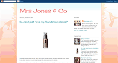 Desktop Screenshot of mrsjonesandco.blogspot.com