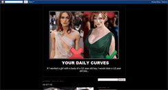 Desktop Screenshot of dailycurves.blogspot.com