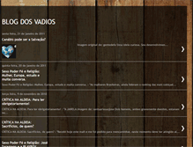 Tablet Screenshot of blogdosvadios.blogspot.com