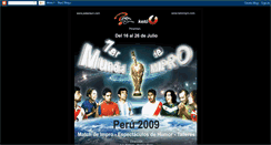 Desktop Screenshot of 1ermundialdeimproperu2009.blogspot.com