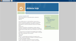 Desktop Screenshot of dislexia-hoje.blogspot.com