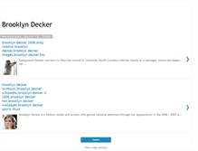 Tablet Screenshot of brooklyn-decker-photo.blogspot.com