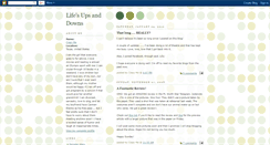 Desktop Screenshot of lifesupanddowns.blogspot.com
