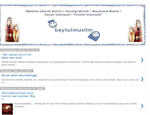 Tablet Screenshot of baytulmuslim.blogspot.com