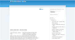Desktop Screenshot of collectiontintin.blogspot.com