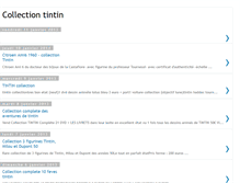 Tablet Screenshot of collectiontintin.blogspot.com