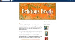 Desktop Screenshot of deliciousbeads.blogspot.com