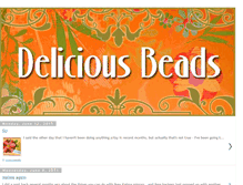 Tablet Screenshot of deliciousbeads.blogspot.com