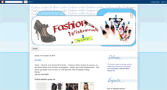 Desktop Screenshot of fashionwishes.blogspot.com