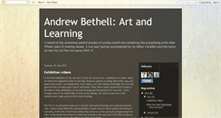 Desktop Screenshot of andrewbethellartanded.blogspot.com