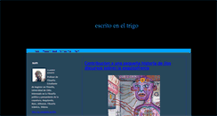 Desktop Screenshot of escritoeneltrigo.blogspot.com