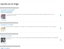 Tablet Screenshot of escritoeneltrigo.blogspot.com