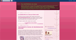 Desktop Screenshot of laesteticistaencasa.blogspot.com