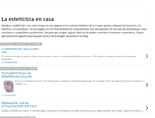 Tablet Screenshot of laesteticistaencasa.blogspot.com