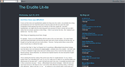 Desktop Screenshot of eruditelitite.blogspot.com