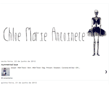 Tablet Screenshot of chloemarieantoinete.blogspot.com