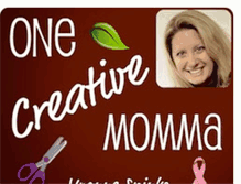 Tablet Screenshot of onecreativemomma.blogspot.com