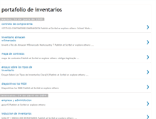 Tablet Screenshot of portafoliodeinventarios.blogspot.com