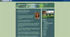 Desktop Screenshot of holyfamilypassionistretreat.blogspot.com