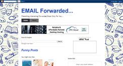 Desktop Screenshot of emailforwarded.blogspot.com