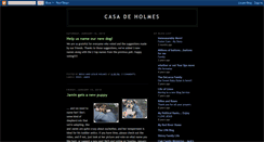 Desktop Screenshot of casadeholmes.blogspot.com