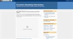 Desktop Screenshot of excessive-sweating-info.blogspot.com