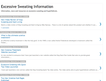 Tablet Screenshot of excessive-sweating-info.blogspot.com