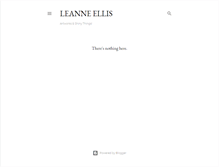 Tablet Screenshot of leanne-ellis.blogspot.com